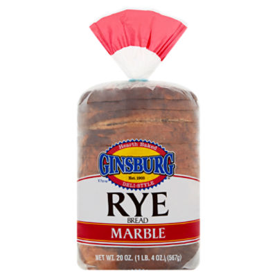 Ginsburg Deli-Style Marble Rye Bread, 20 oz