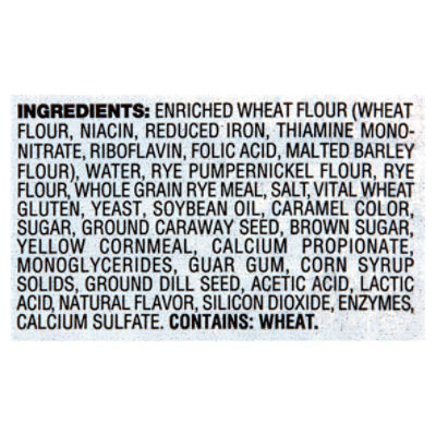 Ginsburg Deli-Style Marble Rye Bread, 20 oz