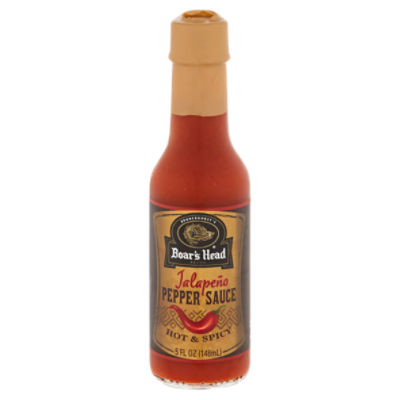 Brunckhorst's Boar's Head Hot & Spicy Jalapeño Pepper Sauce, 5 fl oz