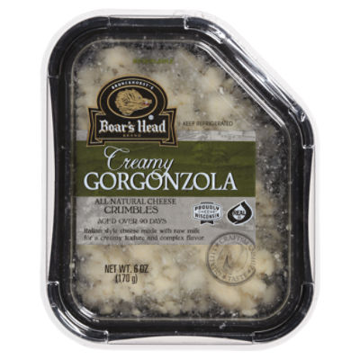 Boar's Head All Natural Creamy Gorgonzola Cheese Crumbles 6 oz