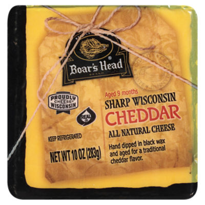 Boar's Head Sharp Wisconsin Cheddar Cheese 10 oz