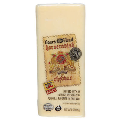 Boar's Head Spicy Horseradish Cheddar Cheese 8 oz ShopRite