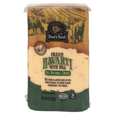 Boar's Head All Natural Cream Havarti Cheese with Dill 8 oz ShopRite