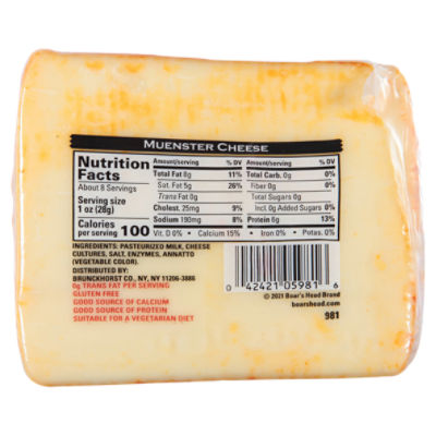 Muenster Cheese Nutrition Facts Besto Blog