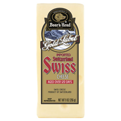 Boar's Head Gold Label Swiss Cheese 9 oz