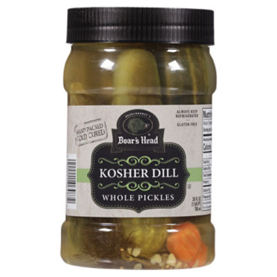 Brunckhorst's Boar's Head Kosher Dill Whole Pickles, 26 fl oz ShopRite