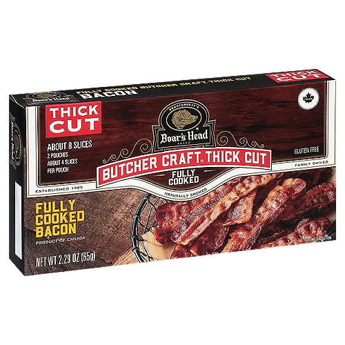 Boar's Head Butcher Craft Thick Cut Bacon 2.29 oz