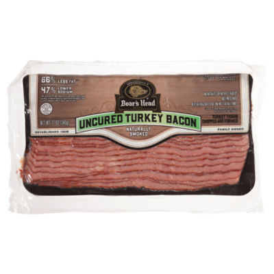 Boar's Head Uncured Turkey Bacon 12 oz Fairway
