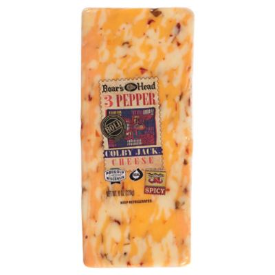Boar's Head Bold 3 Pepper Colby Jack Cheese