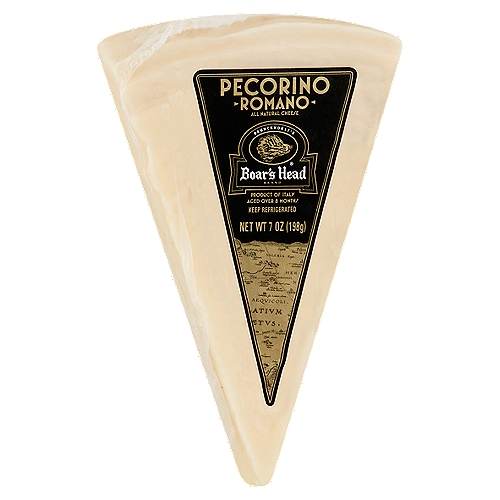 Brunckhorst's Boar's Head Pecorino Romano All Natural Cheese, 7 oz