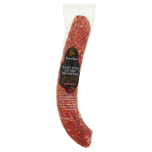 No Nitrates or Nitrites Added Except for those Naturally Occurring in Sea Salt and Celery Powder.nnA blend of hand-trimmed cuts of fork with zesty Italian seasoning and white wine. Dry cured in the manner preferred by master salame makers and aged naturally to perfection for a spicy Mediterranean flavor.