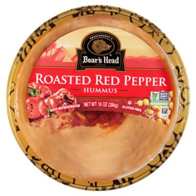 Brunckhorst's Boar's Head Roasted Red Pepper Hummus, 10 oz