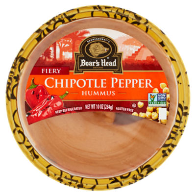 Brunckhorst's Boar's Head Fiery Chipotle Pepper Hummus, 10 oz