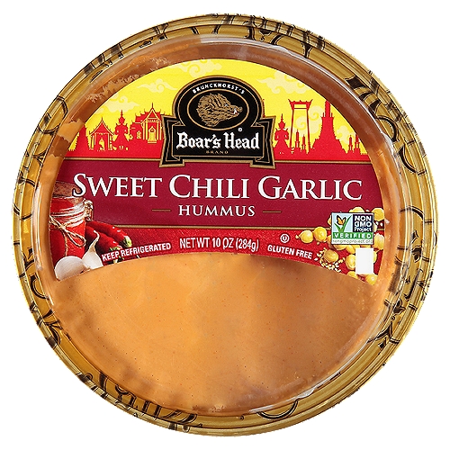 Brunckhorst's Boar's Head Sweet Chili Garlic Hummus, 10 oz