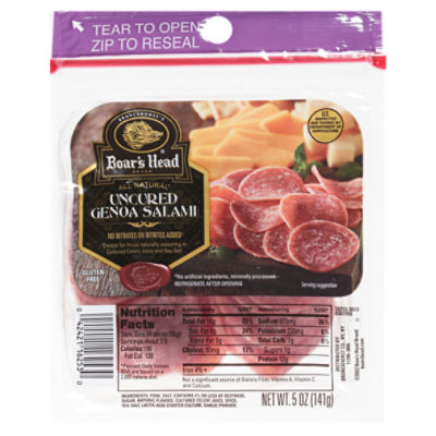 Boar's Head Uncured Genoa Salami 5 oz