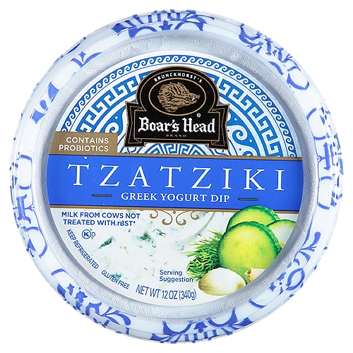 Brunckhorst's Boar's Head Tzatziki Greek Yogurt Dip, 12 oz