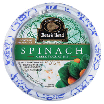 Boar's Head Spinach Greek Yogurt Dip, 12 oz