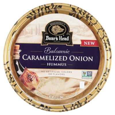 Boar's Head Balsamic Caramelized Onion Hummus, 10 oz