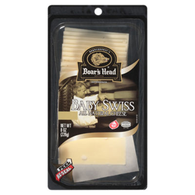 Boar's Head Baby Swiss All Natural Cheese, 8 oz