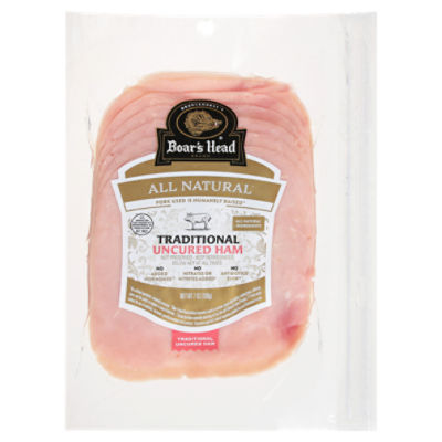 Boar's Head All Natural Traditional Uncured Ham, 7 oz