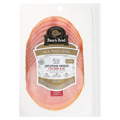 Boar's Head All Natural Applewood Smoked Uncured Ham, 7 oz