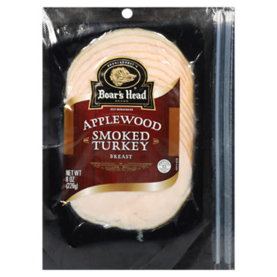 Boar's Head Applewood Smoked Turkey Breast, 8 oz Gourmet