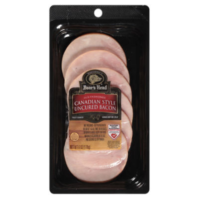 Brunckhorst's Boar's Head Canadian Style Uncured Bacon, 6 oz