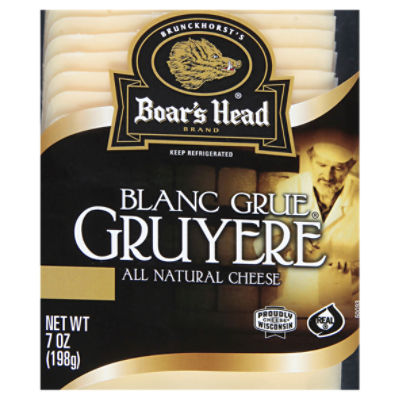 Boar's Head Blanc Grue Gruyere Cheese, 8 oz - Kroger