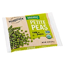 Woodstock Peas - Organic Petite, 10 Ounce