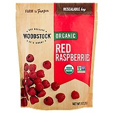 Woodstock Organic Red Raspberries, 10 oz
