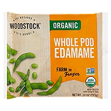 Woodstock Organic Whole Pod Edamame, 10 oz