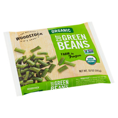 Woodstock Organic Cut Green Beans, 10 oz