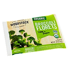 Woodstock Organic Florets, Broccoli, 10 Ounce
