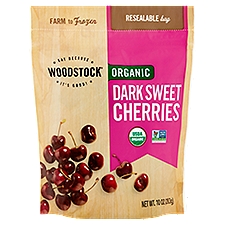 Woodstock Dark Sweet Cherries - Organic, 10 oz