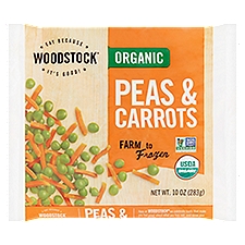 Woodstock Peas & Carrots, 10 Ounce