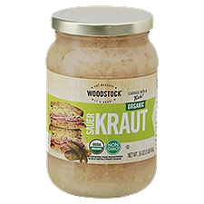 WOODSTOCK Organic Sauer Kraut, 16 oz