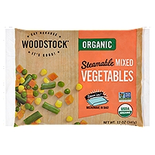 Woodstock Organic Steamable, Mixed Vegetables, 12 Ounce