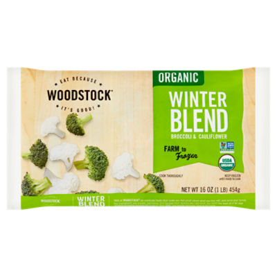 Woodstock Organic Winter Blend Broccoli & Cauliflower, 16 oz