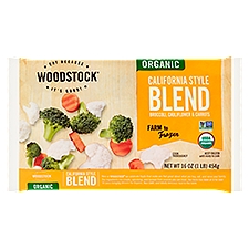 Woodstock Organic California Style Blend Broccoli, Cauliflower & Carrots, 16 oz