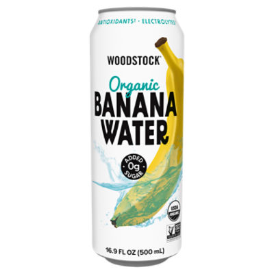 Woodstock Organic Banana Water, 16.9 fl oz - ShopRite