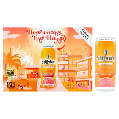 Schöfferhofer Grapefruit Beer, 11.2 fl oz, 12 count