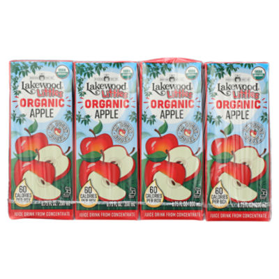 Lakewood Littles Organic Apple Juice Drink, 6.75 fl oz