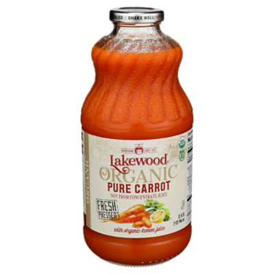 Lakewood Organic Pure Carrot Juice, 32 fl oz Gourmet