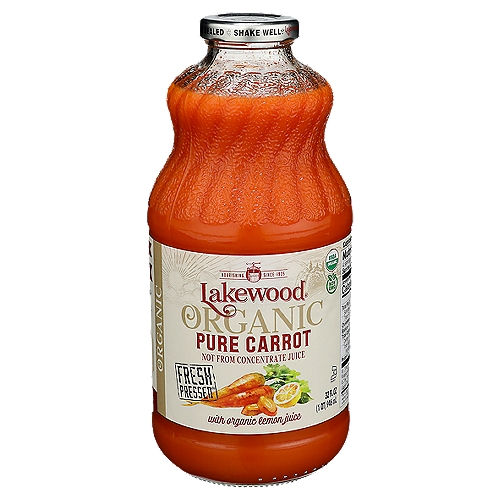 Pasteurized Juice Squeezed From Fresh Carrots

Fresh Pressed®

Feel Good. Live Good™.

What's in the bottle
20 to 24 organic carrots