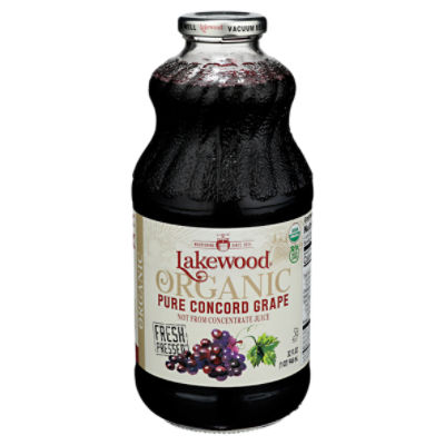 Lakewood Organic Pure Concord Grape Juice, 32 fl oz
