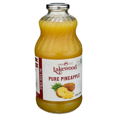 Lakewood Pure Pineapple Juice, 32 fl oz