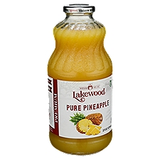 Lakewood Pure Pineapple Juice, 32 fl oz