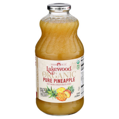 Lakewood Organic Pure Pineapple Juice, 32 fl oz - Fairway