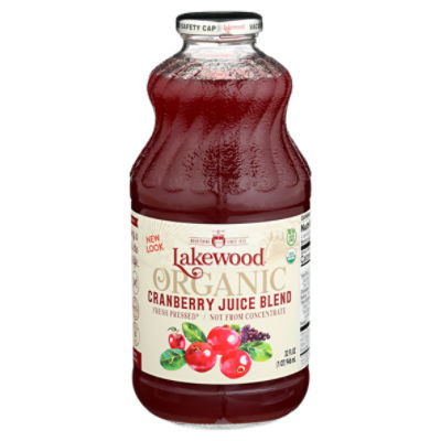 Lakewood Organic Cranberry Blend Juice, 32 fl oz Fairway