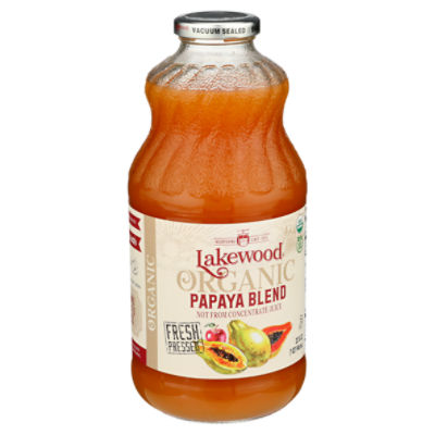 Lakewood Organic Papaya Blend Juice, 32 fl oz, 32 Fluid ounce